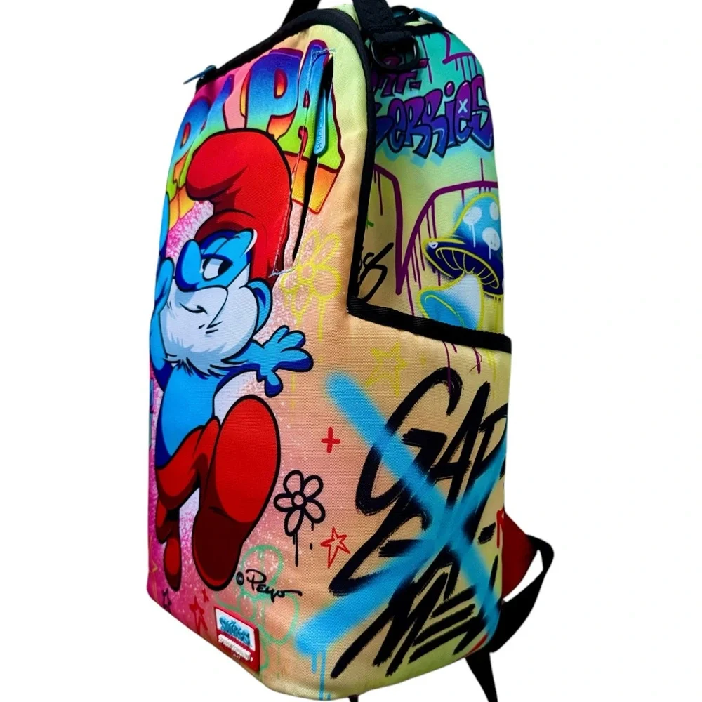 Sprayground x The Smurfs Papa Smurf On The Run Backpack